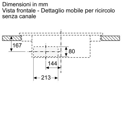 Bosch PVQ711H26E Piano a induzione con cappa integrata Serie 6 70 cm senza profili