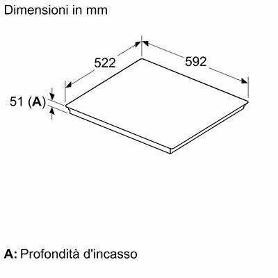 Bosch PVS631HB1E Piano cottura a induzione Serie 6 60 cm senza profili