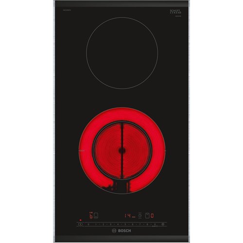 Bosch PKF375FP2E Piano cottura elettrico Domino Serie 6 30 cm con profili