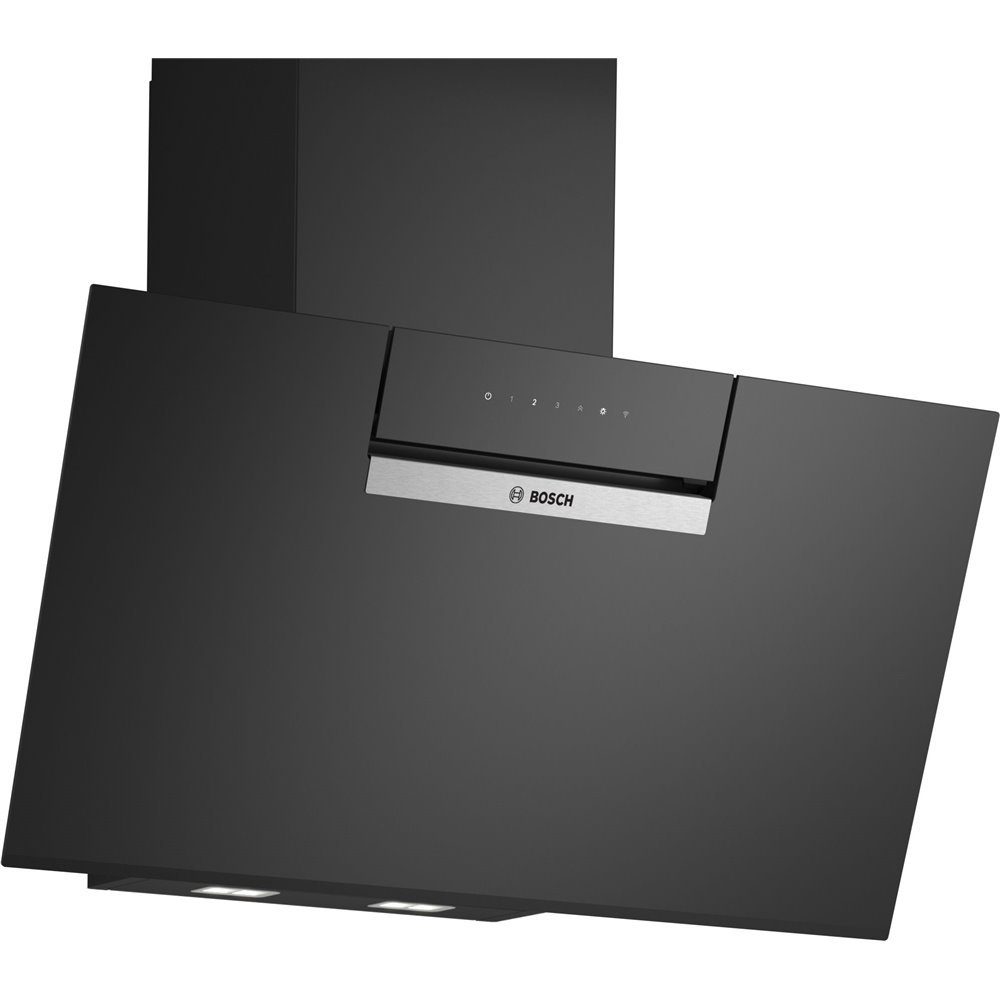 Bosch DWK87FN60 Cappa a parete Serie 4 80 cm Vetro nero Nero