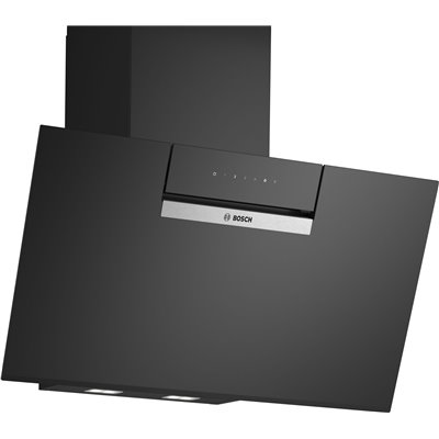 Bosch DWK87FN60 Cappa a parete Serie 4 80 cm Vetro nero Nero