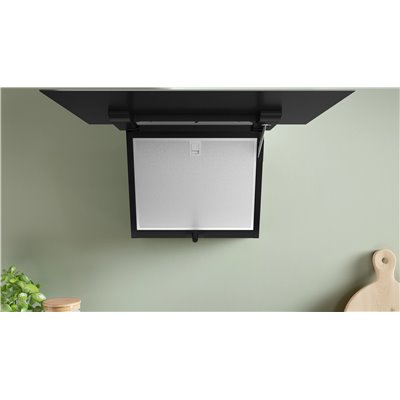 Bosch DWK67FN60 Cappa a parete Serie 4 60 cm Vetro nero Nero