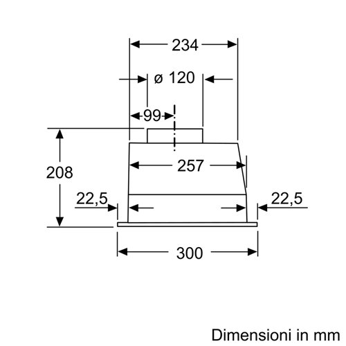 Bosch DLN53AA70 Cappa tradizionale da pensile Serie 2 53 cm Antracite