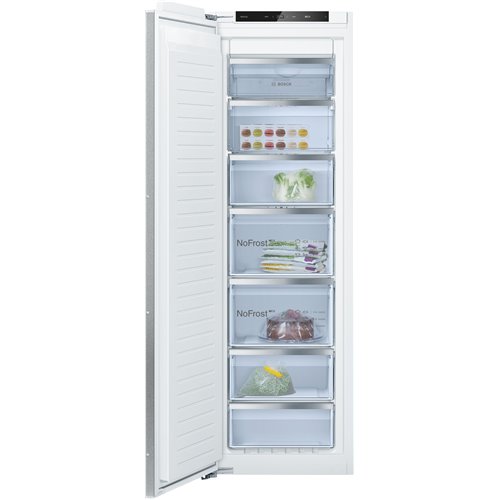 Bosch GIN81ACE0 Congelatore monoporta da incasso Serie 6 177.2 x 55.8 cm cerniera piatta soft closing