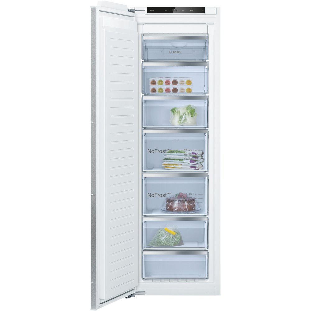 Bosch GIN81ACE0 Congelatore monoporta da incasso Serie 6 177.2 x 55.8 cm cerniera piatta soft closing