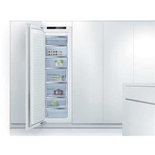 Bosch GIN81ACE0 Congelatore monoporta da incasso Serie 6 177.2 x 55.8 cm cerniera piatta soft closing