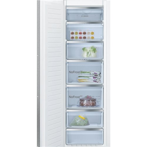 Bosch GIN81ACE0 Congelatore monoporta da incasso Serie 6 177.2 x 55.8 cm cerniera piatta soft closing