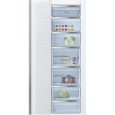 Bosch GIN81ACE0 Congelatore monoporta da incasso Serie 6 177.2 x 55.8 cm cerniera piatta soft closing