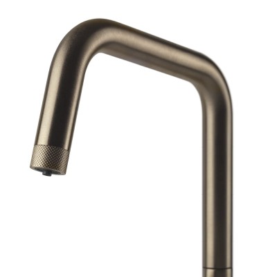 Mezclador digital Gessi Vita 60721 149 + unidad de filtro de agua fría y caliente - finox