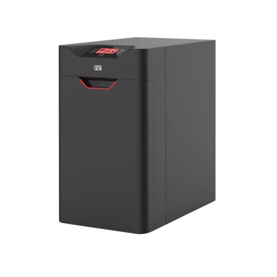 Mezclador digital Gessi Vita 60721 707 + unidad de filtro de agua fría y caliente - negro