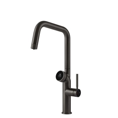 Mezclador digital Gessi Vita 60721 707 + unidad de filtro de agua fría y caliente - negro