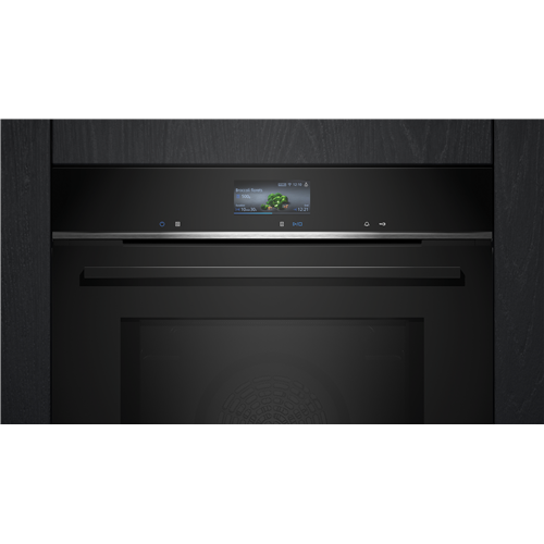 Siemens hm736g1b1 iQ700 60cm built-in microwave combination oven, black
