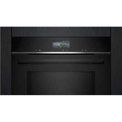 Siemens hm736g1b1 iQ700 60cm built-in microwave combination oven, black