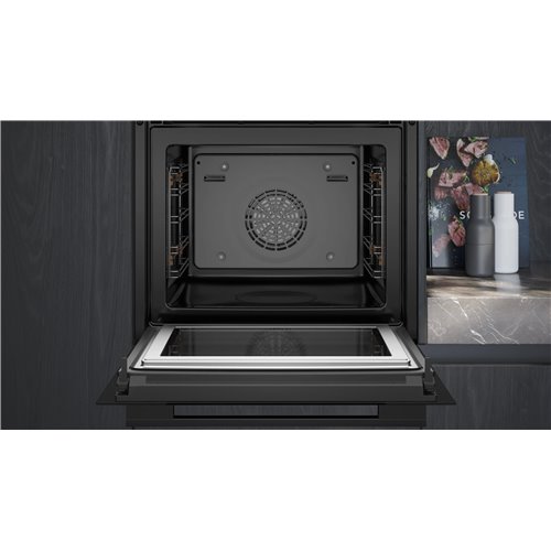 Siemens hm736g1b1 iQ700 60cm built-in microwave combination oven, black