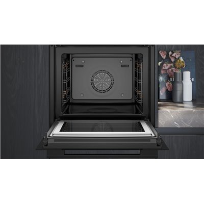 Siemens hm736g1b1 iQ700 60cm built-in microwave combination oven, black