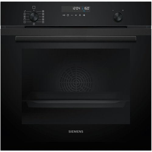 Horno pirolítico empotrable Siemens hb278geb7f iQ500 de 60 cm, negro