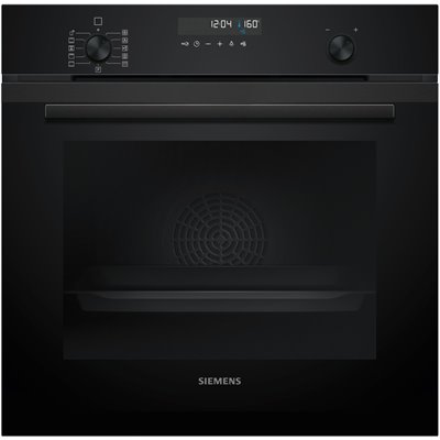 Siemens HB278GEB7F iQ500 60 cm Einbau-Pyrolyse-Backofen, schwarz