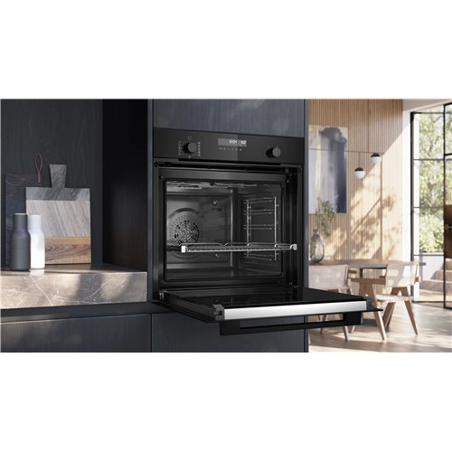 Siemens HB278GEB7F iQ500 60 cm Einbau-Pyrolyse-Backofen, schwarz