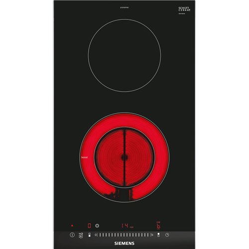 Siemens ET375FFP1E Piano cottura elettrico Domino iQ300 30 cm con profili