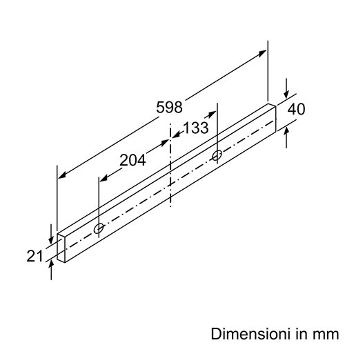 Siemens LI67SA531 Cappa a scomparsa telescopica iQ300 60 cm Grigio metallizzato