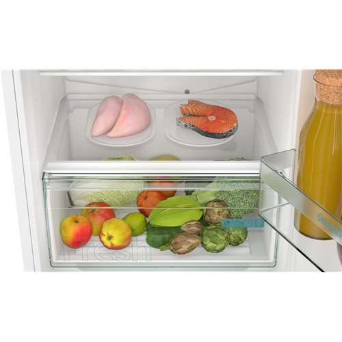 Siemens KI96NNSE0 Frigorifero combinato da incasso iQ100 193.5 x 54.1 cm cerniera a traino