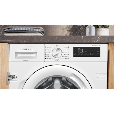 Lave-linge intégrable Siemens iQ700 (WI14W542EU), 60 cm, 8 kg