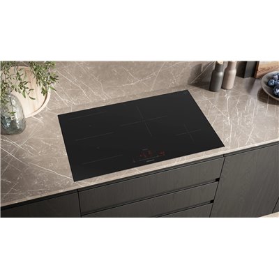 Siemens ed877hsc1e iQ500 80cm black SL induction hob