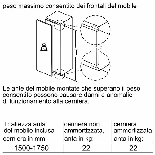 Siemens studioLine GI81NSCE0 Congelatore da incasso iQ500 177.2 x 55.8 cm cerniera piatta soft closing