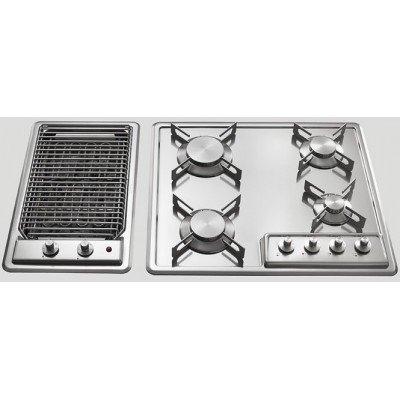 Alpes inox  Gas stove + built-in barbeque