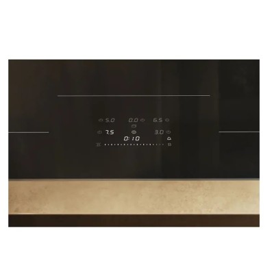 Miele km 8684 fl piano cottura induzione 80 cm vetroceramica nero