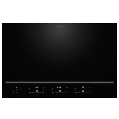 Miele km 8885 fl piano cottura induzione 80 cm vetroceramica nero