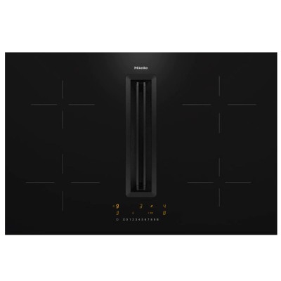 Miele kmda 7272-1 fl piano induzione con cappa integrata - nero