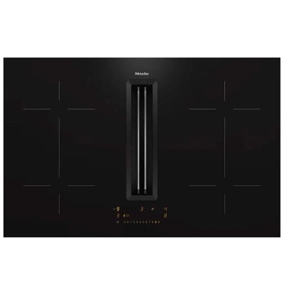 Miele kmda 7473-1 fl piano induzione con cappa integrata - nero