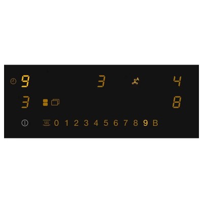 Miele kmda 7473-1 fl piano induzione con cappa integrata - nero