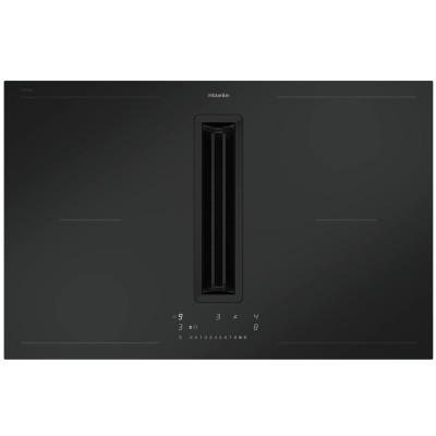 Miele kmda 7876-1 fl płyta indukcyjna ze zintegrowanym okapem 80 cm - black MattFinish