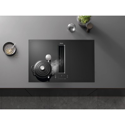Miele kmda 7876-1 fl płyta indukcyjna ze zintegrowanym okapem 80 cm - black MattFinish