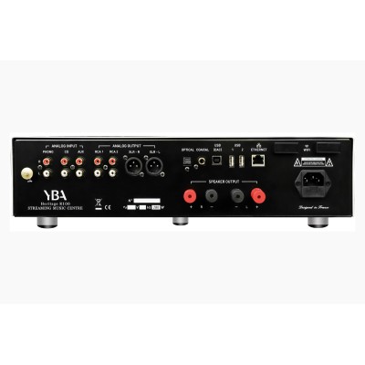 Yba heritage r100 streamer di rete con amplificatore integrato - nero