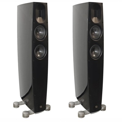 Scansonic hd q3 coppia diffusori da pavimento - nero