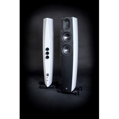 Scansonic hd q3 coppia diffusori da pavimento - bianco