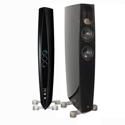 Scansonic hd q3 coppia diffusori da pavimento - nero