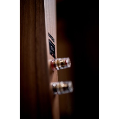 Scansonic hd q3 coppia diffusori da pavimento - legno noce