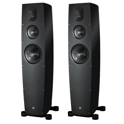 Scansonic hd q8 coppia diffusori da pavimento - nero