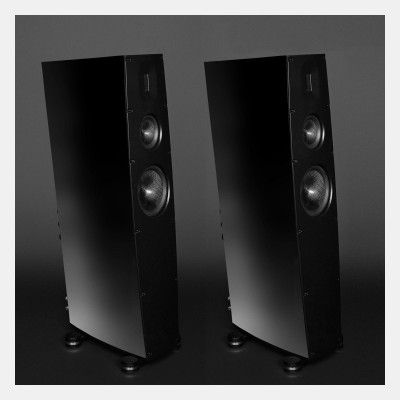Scansonic hd q8 coppia diffusori da pavimento - nero