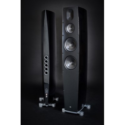 Scansonic hd q10 coppia diffusori da pavimento - nero