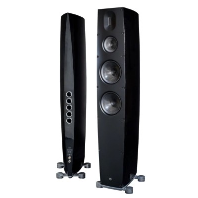 Scansonic hd q10 coppia diffusori da pavimento - nero