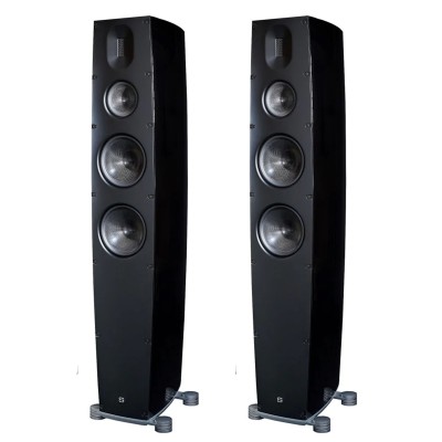 Scansonic hd q10 coppia diffusori da pavimento - nero