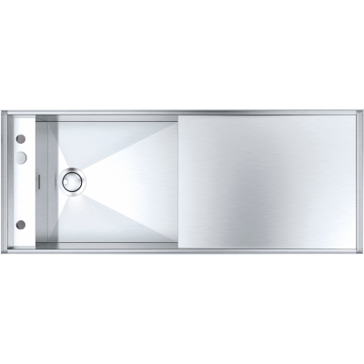 Barazza 1lmz135 mizu sink 130×52 1 komora + ociekacz ze stali nierdzewnej