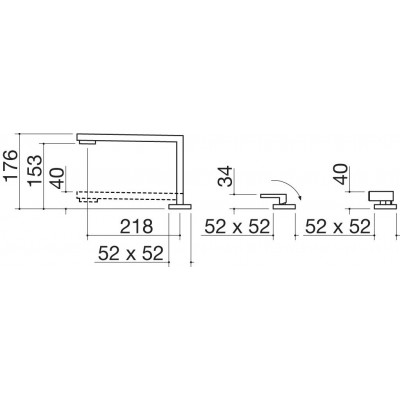 Barazza 1rubmzk Mizu Mixer faltbares Kit