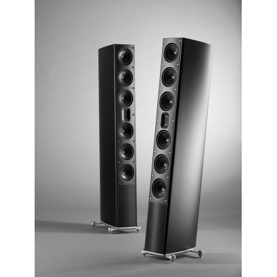 Scansonic hd MB6 B coppia diffusori da pavimento 2.5 vie hi-fi - nero