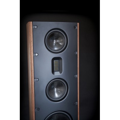 Scansonic hd MB8 B coppia diffusori da pavimento 3 vie hi-end - legno noce